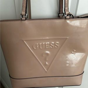 Blush guess pleather bag